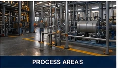 Industrial coating environment